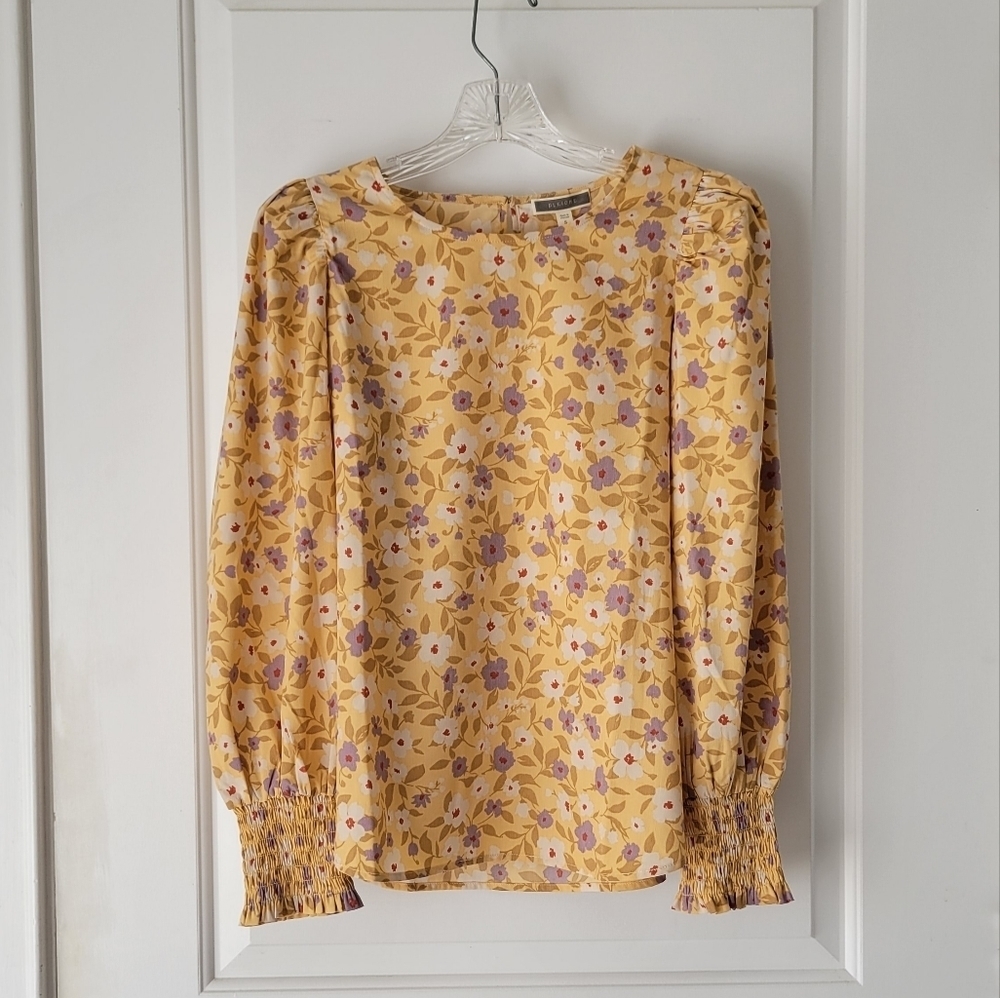 Floral Long Sleeve Blouse Small